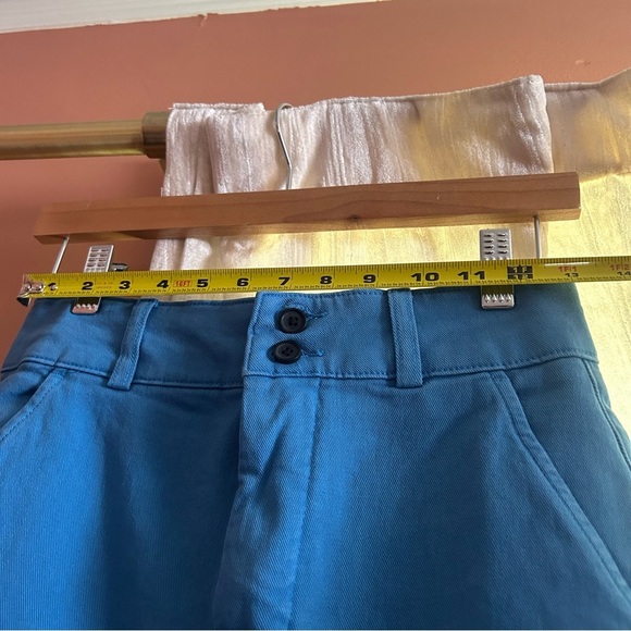 Everlane The Organic Straight-Leg Pant Cropped Blue Double Button NEW Size 4 - Picture 6 of 9